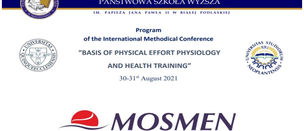 Międzynarodowa konferencja metodyczna  MOSMEN - Biała Podlaska, 30-31.08.2021